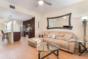 Open concept layout